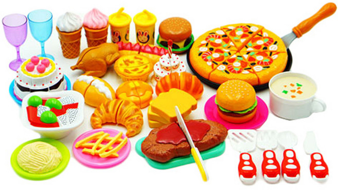 토이아토 베이커리 소꿉놀이 36종 세트, 혼합 색상, 1세트