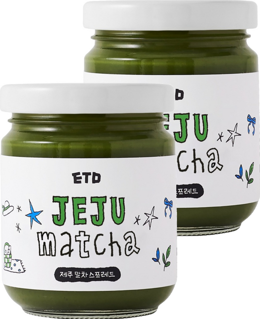 ETD 제주 말차 스프레드, 2개, 150g