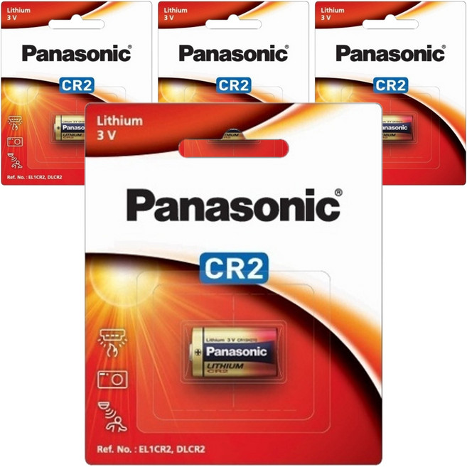 파나소닉 CR2 3V 리튬 건전지, 1개입, 4개