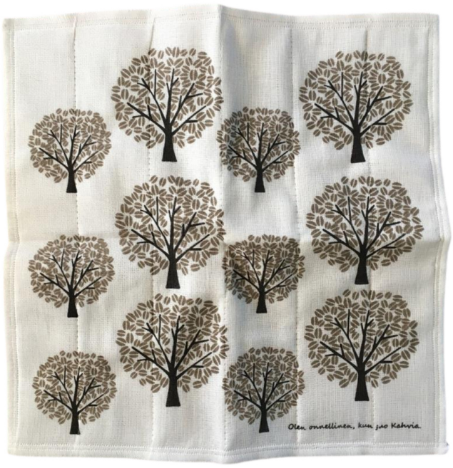 HARADA ORIMONO 原田織物 七層棉紗蚊帳家事布 抹布, 1條, 咖啡樹棕