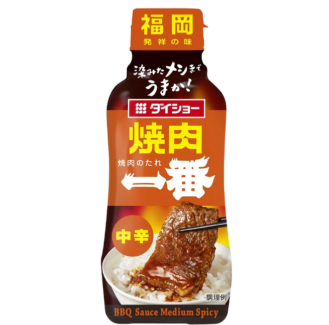 DAISHO 大逸昌 燒肉一番 辣味烤肉用醬, 1個, 235g