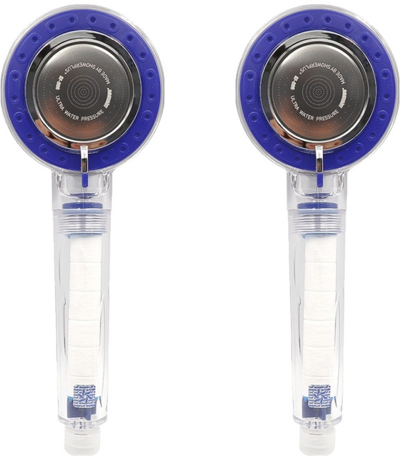 아쿠아듀오 정수필터샤워기 SF-900N 안개분사, 2개, 블루