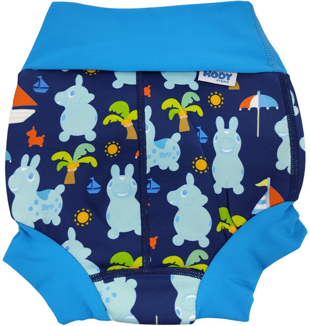 Splash About Brand New Happy Nappy 3D加強版游泳尿布褲 Rody跳跳馬 夏日沙灘, XL(13~18kg), 1件