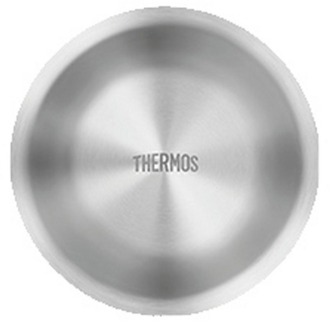 THERMOS 膳魔師 ROT-001-S 真空保溫碗 口徑14.5cm SUS304不銹鋼, 銀色, 1個