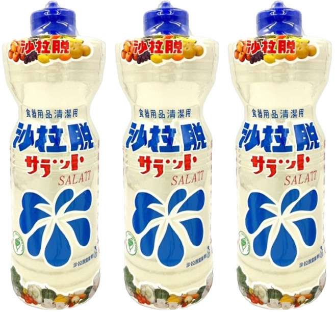 日星化工 沙拉脫 食器用環保清潔劑, 1L, 3瓶