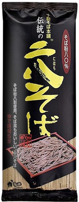 야마모토카지노 전통 니하치 소바, 250g, 1개