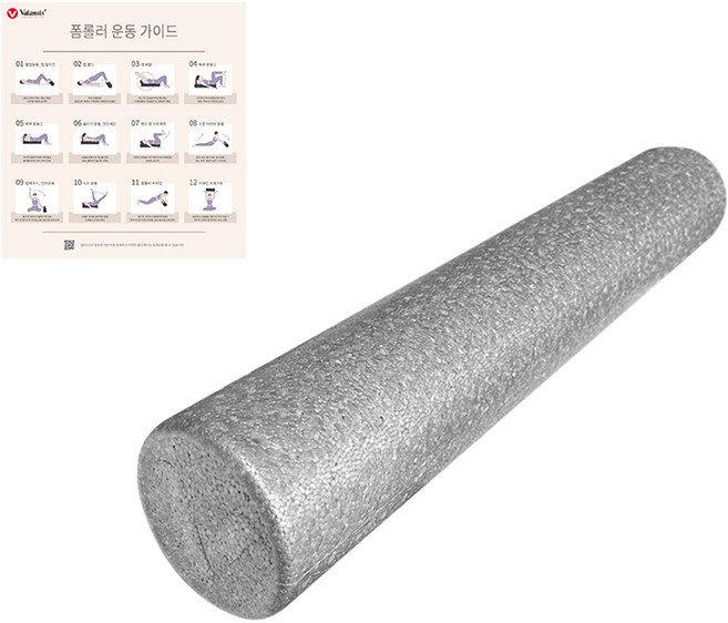 밸런시스 폼롤러 EPP90, 그레이, 1개