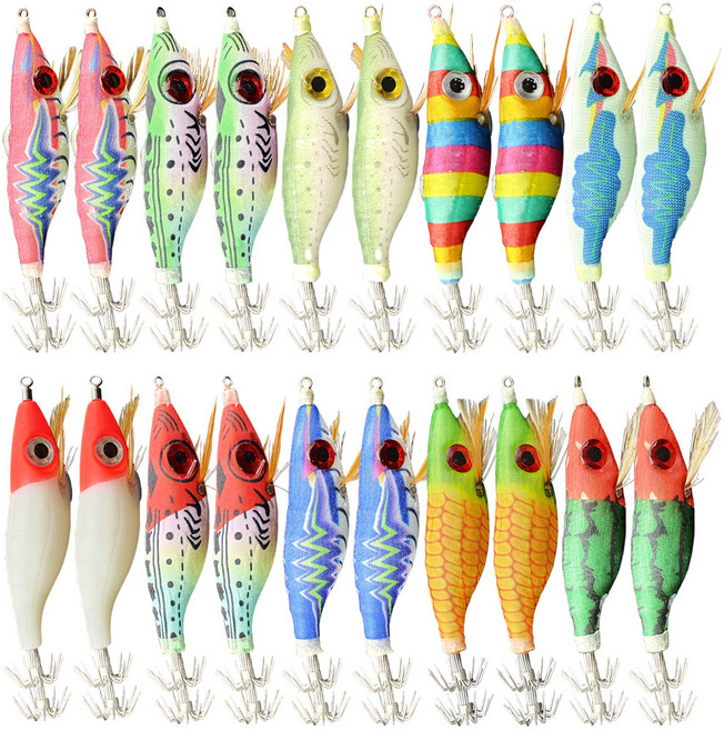 Royal Fish 大眼木蝦 10種 x 2入組, 混合顏色, 1套, 200g