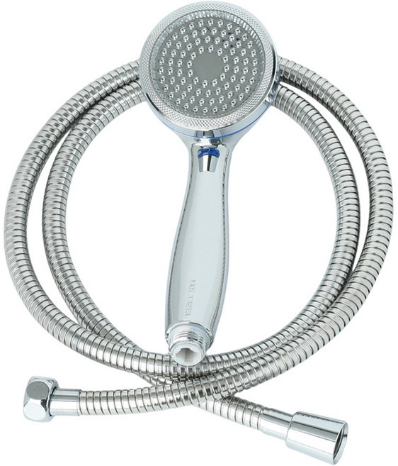 제일바스 잔수제거 샤워헤드 줄세트 1.5m, 1개, 메탈