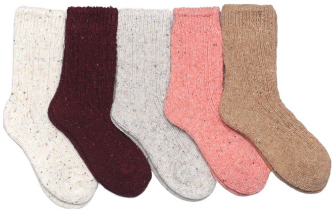 Dear Socks 兒童保暖羊毛針織保暖襪 5雙組