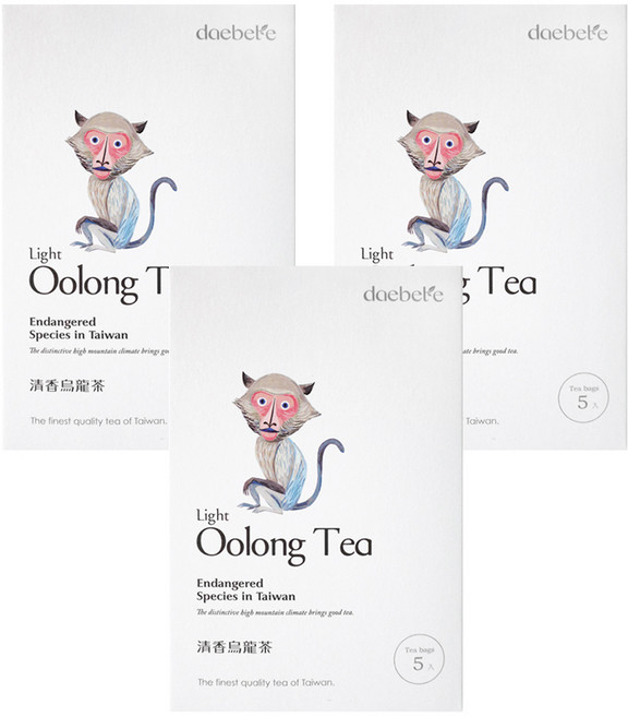 daebete 茶米茶 寶島生態 清香烏龍茶, 7g, 5包, 3盒