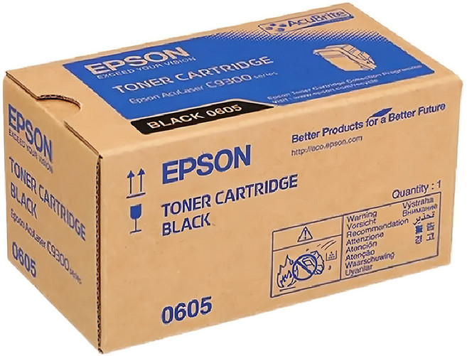 EPSON 台灣公司貨 原廠高容量碳粉匣 0605/C13S050605/C9300 黑色, 1個