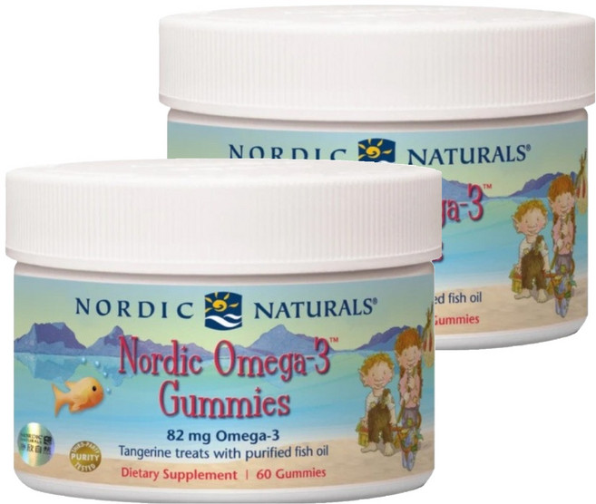 Nordic Naturals 甜橘QQ軟糖 NN01, 60顆, 180g, 2罐