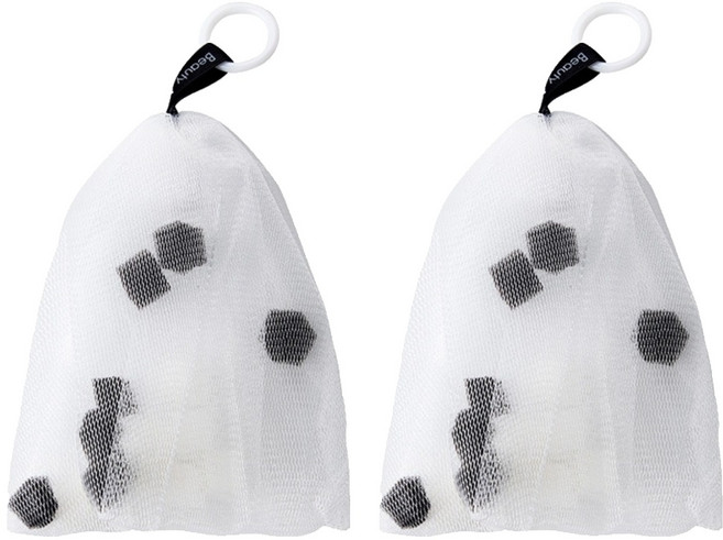 더자카 메쉬 세안 비누망 A, A형, 2개