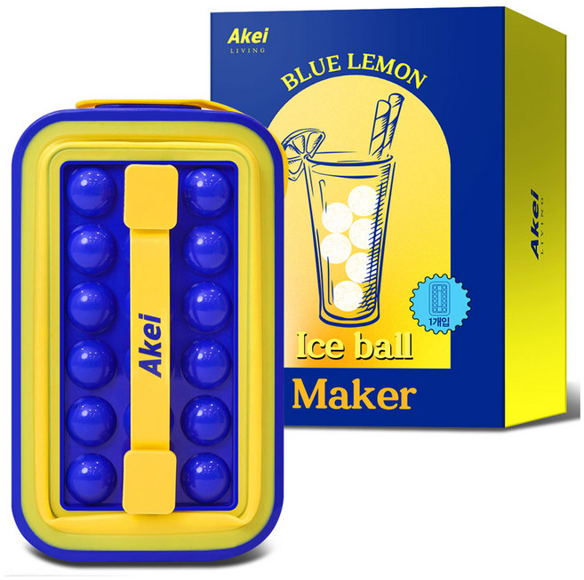 아케이 리빙 아이스볼 메이커, 블루레몬, 1개