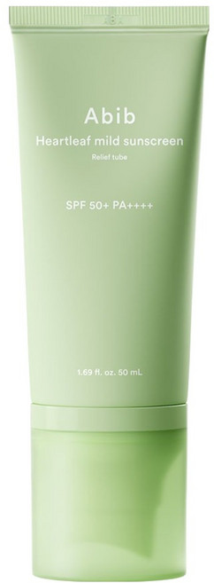 아비브 어성초 마일드 선크림 릴리프튜브 SPF50+ PA++++, 50ml, 1개