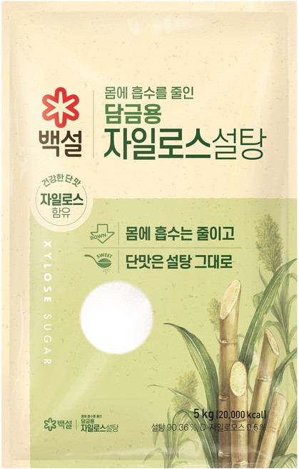 백설 담금용 자일로스 설탕, 5kg, 1개