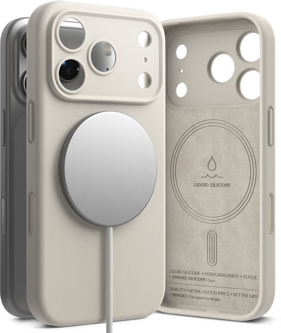 링케 실리콘 맥세이프 마그네틱 휴대폰 케이스