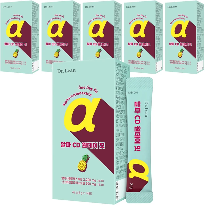 닥터린 알파 CD 원데이 핏 14p, 42g, 6개 - 쿠팡