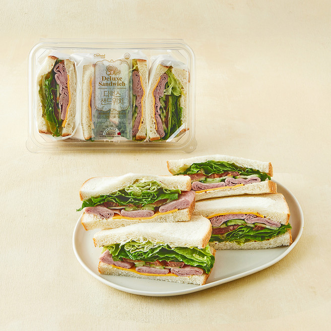 쉐푸드 디럭스 샌드위치, 500g, 1개