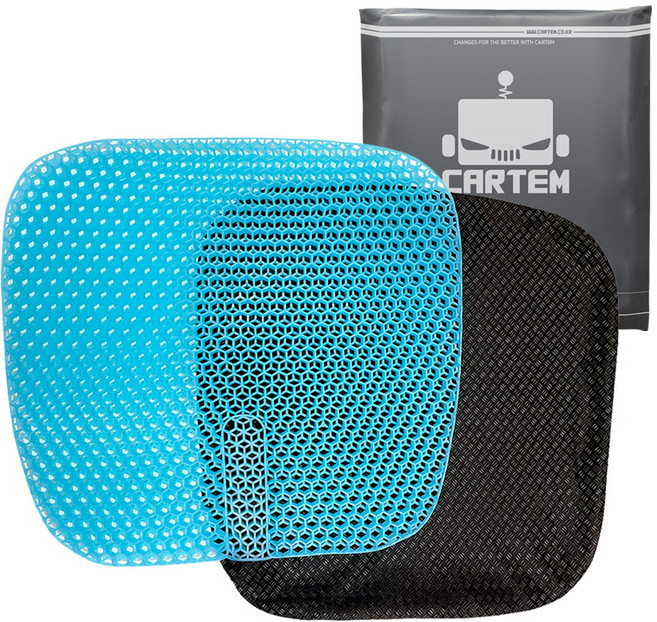 카템 3세대 실리콘 방석 대형 + 사계절 커버, 1개