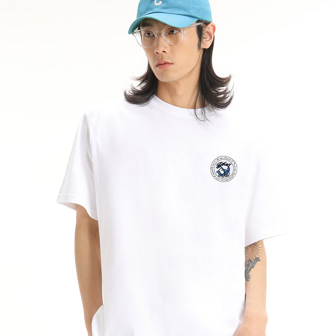 그랜피니 프리미엄 그래픽 앵커 통기성 반팔 티셔츠 GFBT208