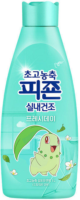 피죤 초고농축 실내건조 섬유유연제 프레시데이, 1L, 1개