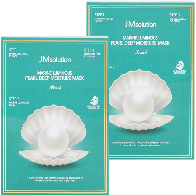 JMsolution 肌司研 海洋珍珠深層保濕面膜, 10片, 2盒