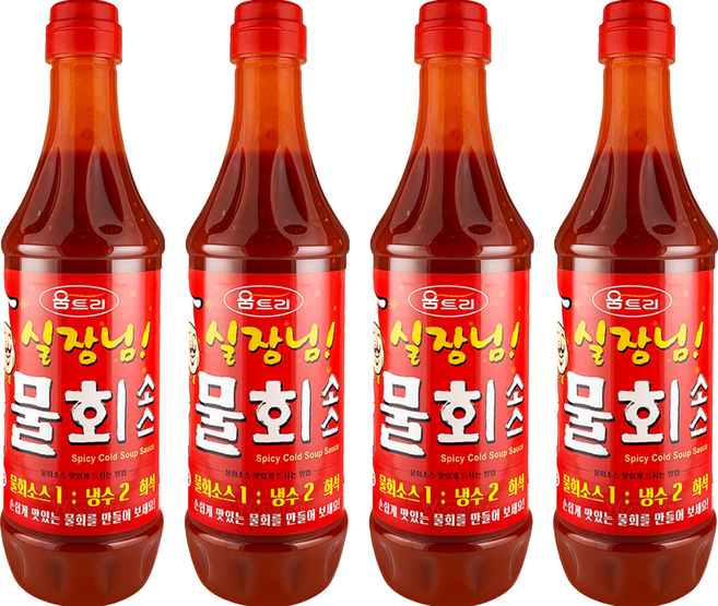 움트리 실장님 물회소스, 1kg, 4개