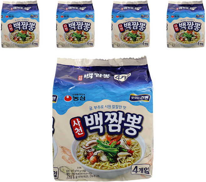 농심 사천백짬뽕 94g, 20개