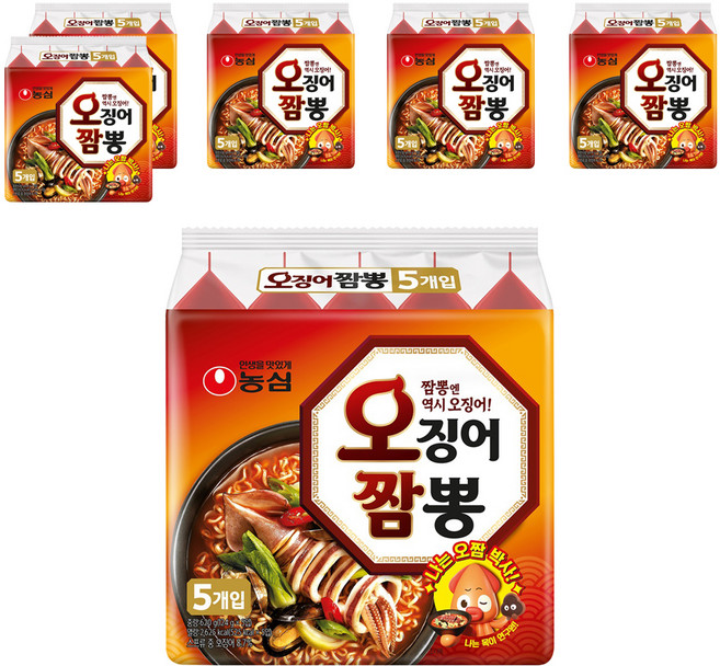 오징어짬뽕 124g, 30개