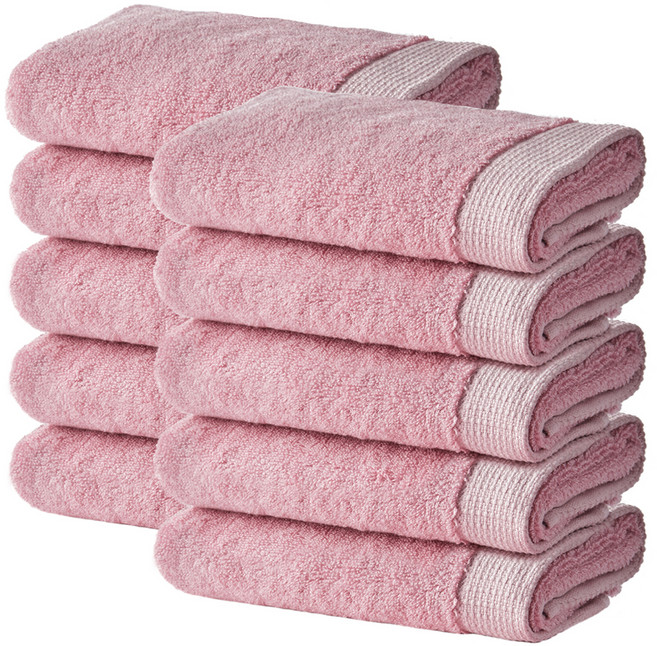 소프트터치 뱀부얀 호텔수건 170g 40 X 80 cm, 진핑크, 10개