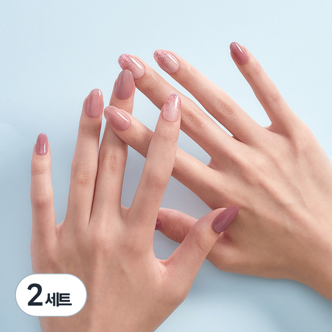 데싱디바 매직프레스 네일팁, 러블리뮤즈, 2개