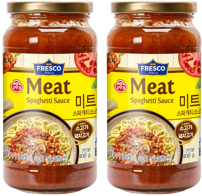 Ottogi Fresco 肉意粉醬, 400g, 2個
