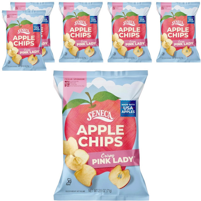 Seneca 粉紅佳人蘋果脆片, 6包, 71g