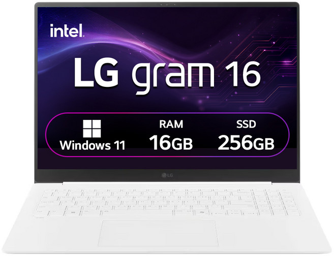 LG전자 2025 그램 16 코어Ultra5, 스노우 화이트, 256GB, 16GB, WIN11 Home, 16Z90S-GA5VK