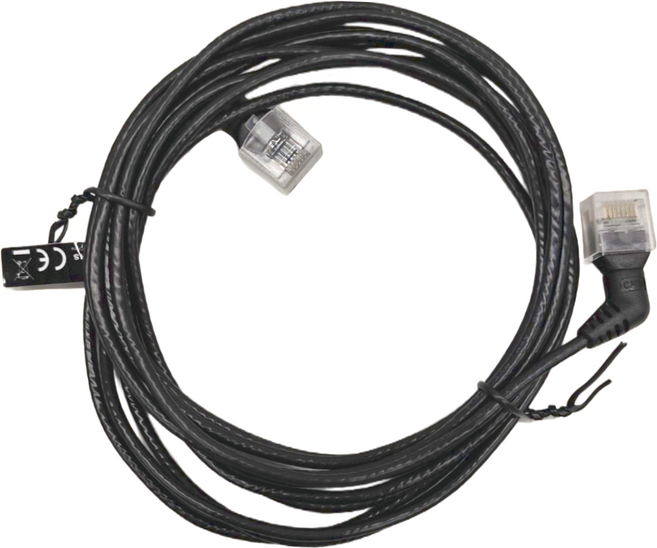 VEnTIOn 威迅 IBO系列 CAT6A 超六類雙彎頭可旋轉纖細高速網路線, 黑色, 1條, 3m