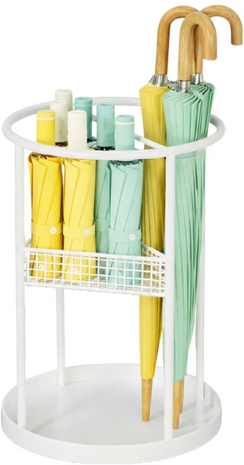 앞날창창 인테리어 현관정리 우산꽂이, 화이트, 1개