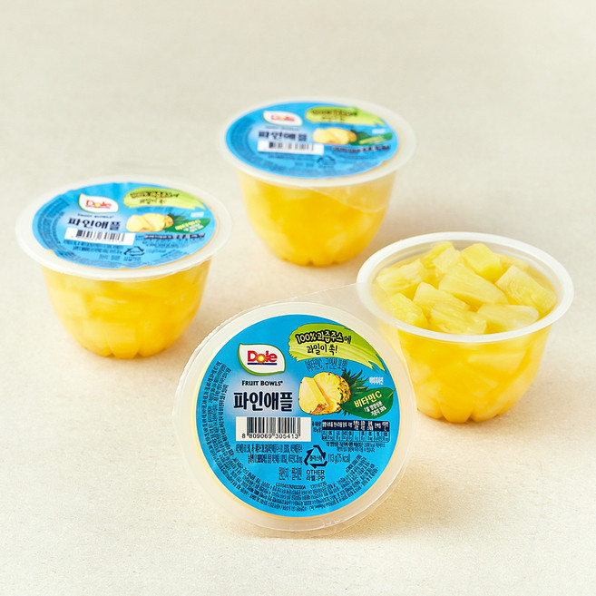 돌 후룻볼 파인애플, 113g, 4개입, 1개