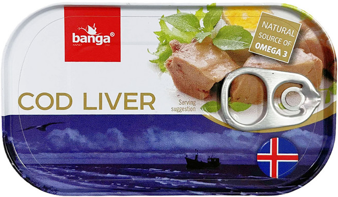 banga 鱈魚肝, 115g, 1罐