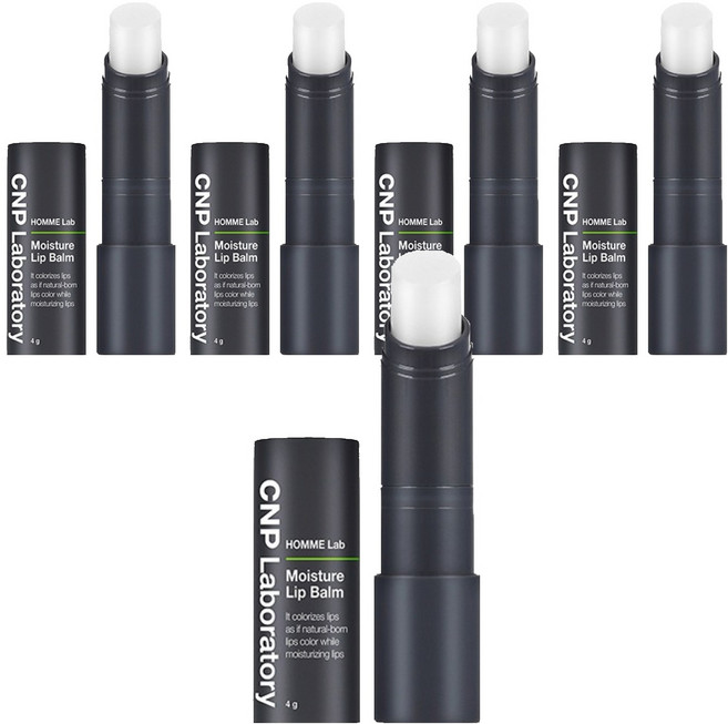 씨앤피 옴므 랩 모이스춰 립밤 4g, 5개
