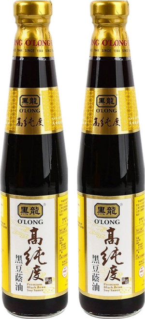 黑龍 高純度黑豆蔭油, 400ml, 2瓶