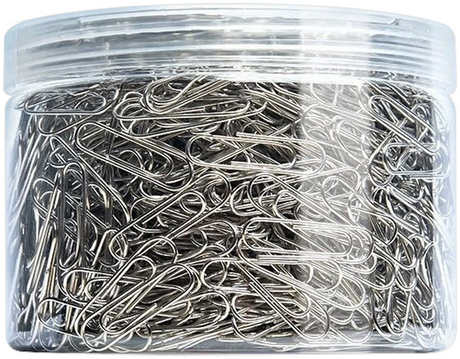 KHOHIMO 辦公用鋼製迴紋針 29mm 4W290, 1000件, 1個