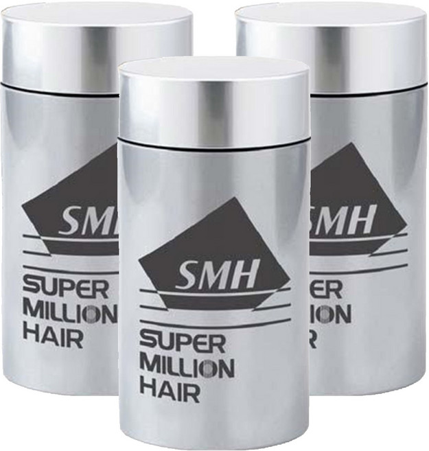 SUPER MILLION HAIR 快速增髮纖維髮粉 30g, 3個, 亮棕色
