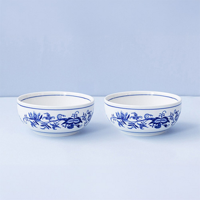 체스키포슬란 쯔비벨무스터 대접 CB454, 혼합색상, 2개