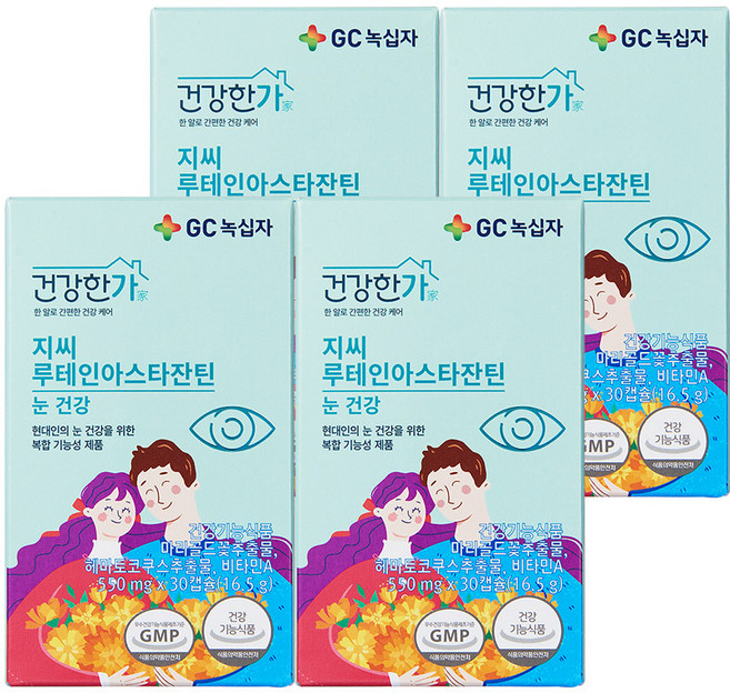 GC녹십자 건강한가 지씨 루테인 아스타잔틴, 4개, 16.5g