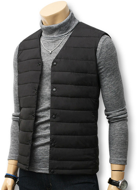 블루포스 남성용 뷰케론 경량 패딩 조끼