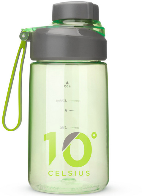 10도씨 트라이탄 스트랩 워터보틀, 그린스트랩, 460ml, 1개