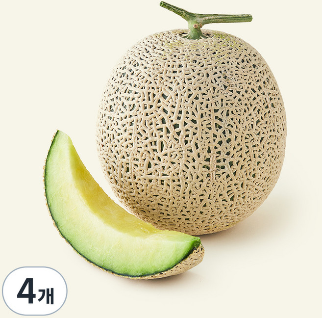 부여 고당도 굿뜨래 멜론, 1.9kg, 4개