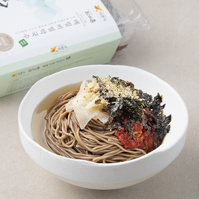 바른식 산메촌 메밀 비빔막국수, 822g, 1개